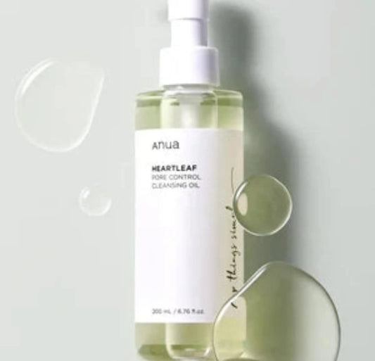 Anua Heartleaf Pore Control Cleansing Öl 200ml – Tiefenreinigung & Beruhigung - Glanzhaut
