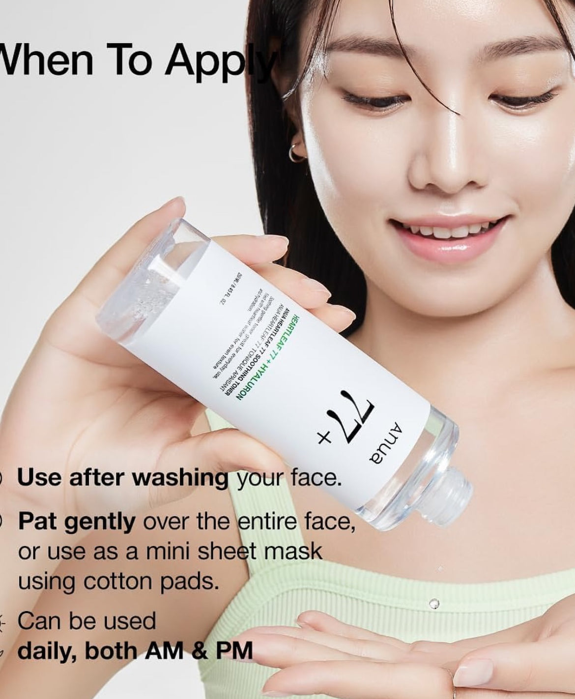 Anua Heartleaf 77% Soothing Toner – Beruhigender & feuchtigkeitsspendender Toner - Glanzhaut