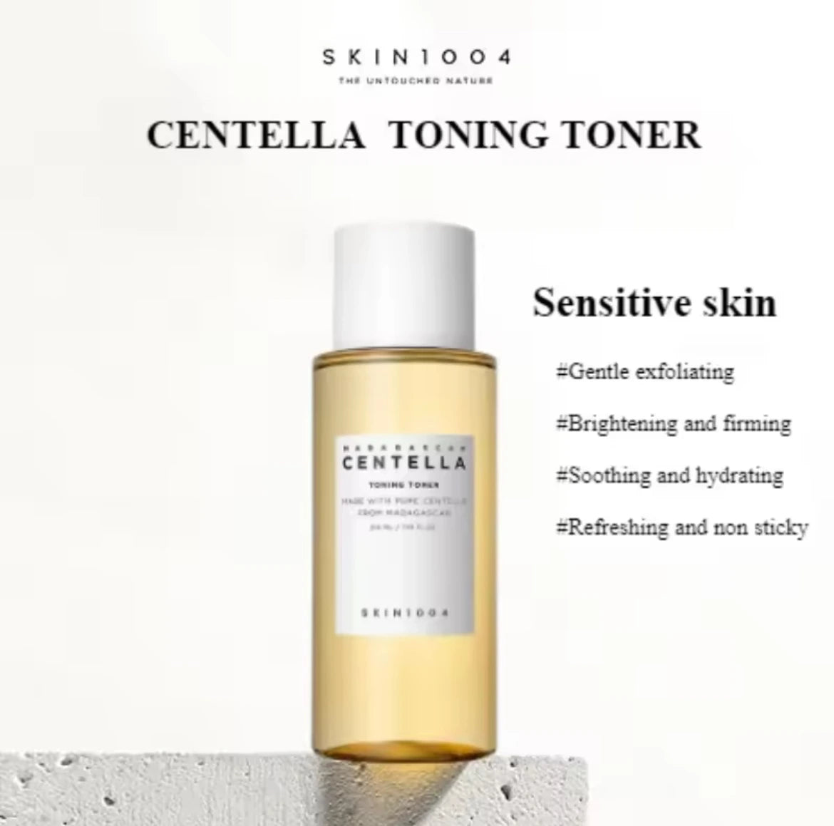 SKIN1004 Madagascar Centella Toning Toner 210 ml – Beruhigendes & Sanft Peelendendes Gesichtswasser - Glanzhaut