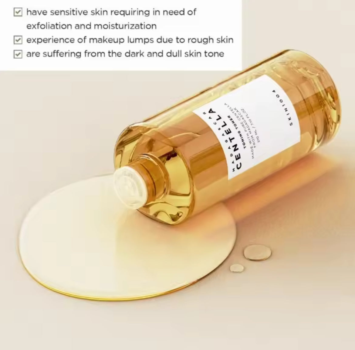 SKIN1004 Madagascar Centella Toning Toner 210 ml – Beruhigendes & Sanft Peelendendes Gesichtswasser - Glanzhaut