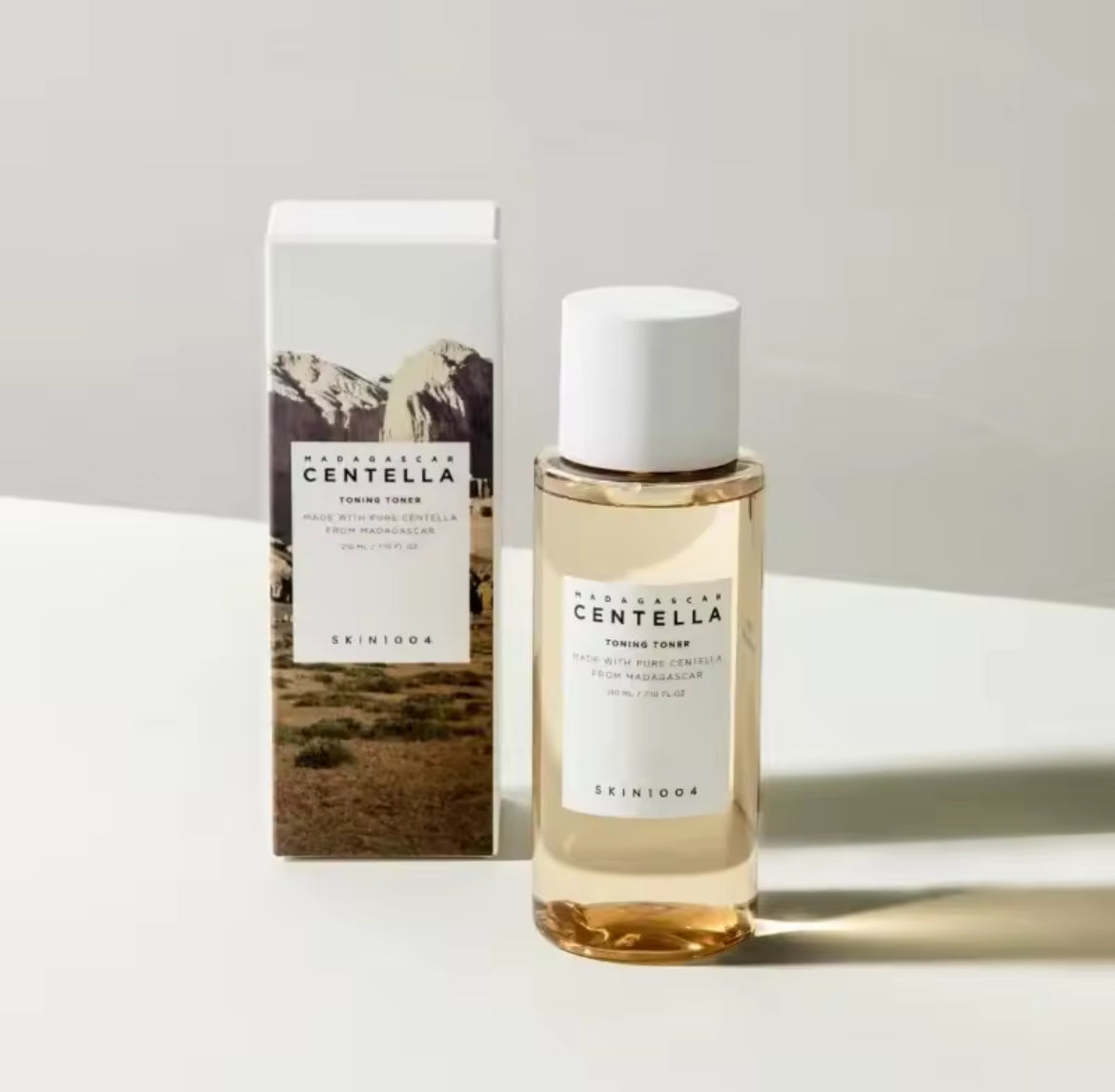 SKIN1004 Madagascar Centella Toning Toner 210 ml – Beruhigendes & Sanft Peelendendes Gesichtswasser - Glanzhaut