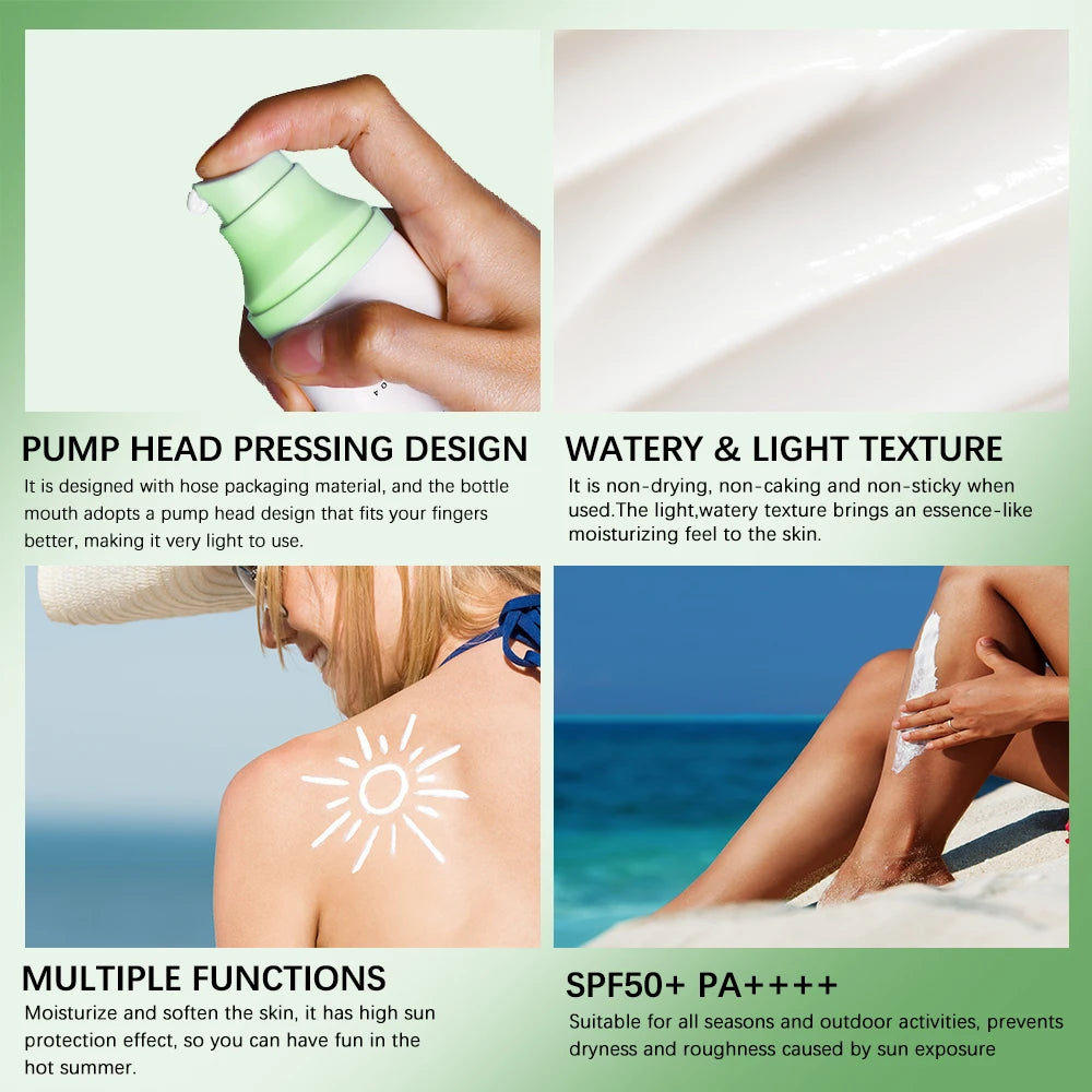 Centella Sonnencreme SPF50+ PA++++ – Beruhigender Sonnenschutz & Feuchtigkeitspflege - Glanzhaut
