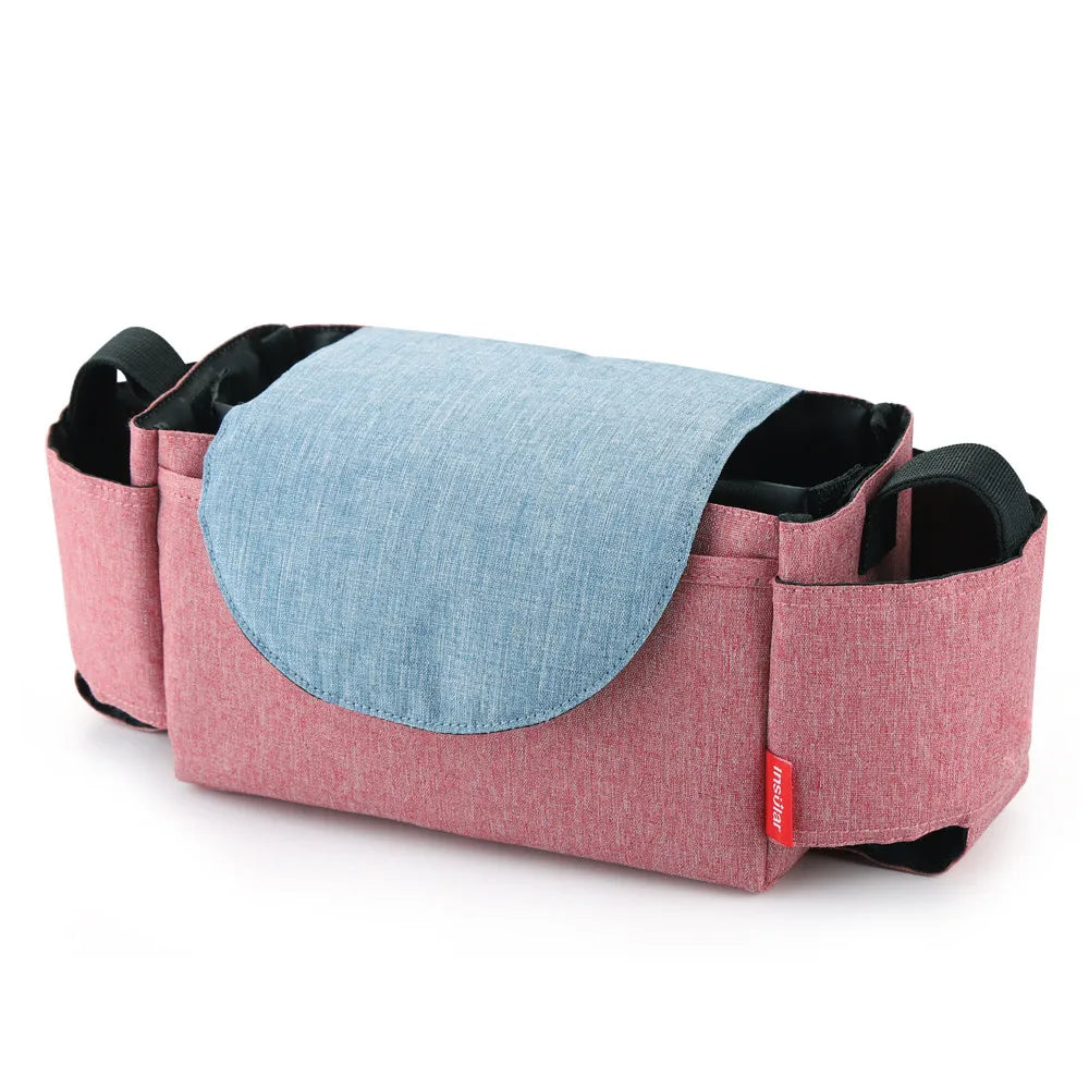 Wickeltasche mit Flaschenhalter - Glanzhaut