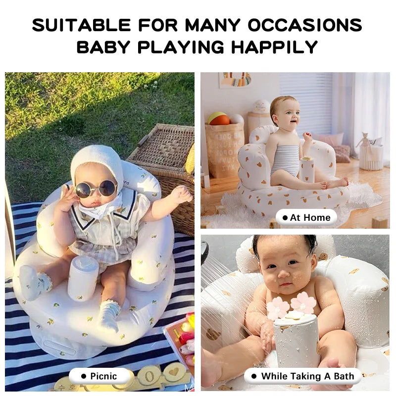 Aufblasbares Baby-Sofa - Glanzhaut