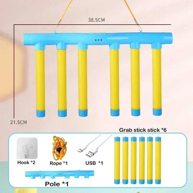 Falling Sticks Spiel – Reaktions- und Fangspiel für Kinder – Interaktives Lernspielzeug für Eltern & Kinder - Glanzhaut