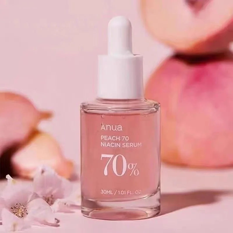 Anua Peach 70 Niacin Serum – Aufhellendes Serum mit 70 % Pfirsich & Niacinamid für einen strahlenden Teint - Glanzhaut