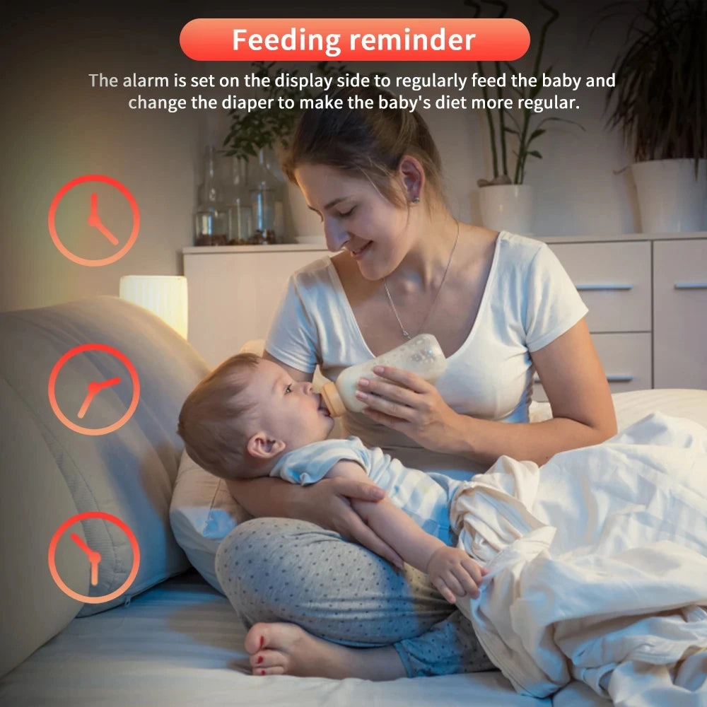 Cdycam 3,5 Zoll Kabellose Babyphone Temperatur & Kameraüberwachung-Wireless - Glanzhaut