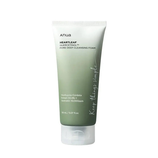 Anua Heartleaf Quercetinol Pore Deep Cleansing Foam 150 ml - Glanzhaut