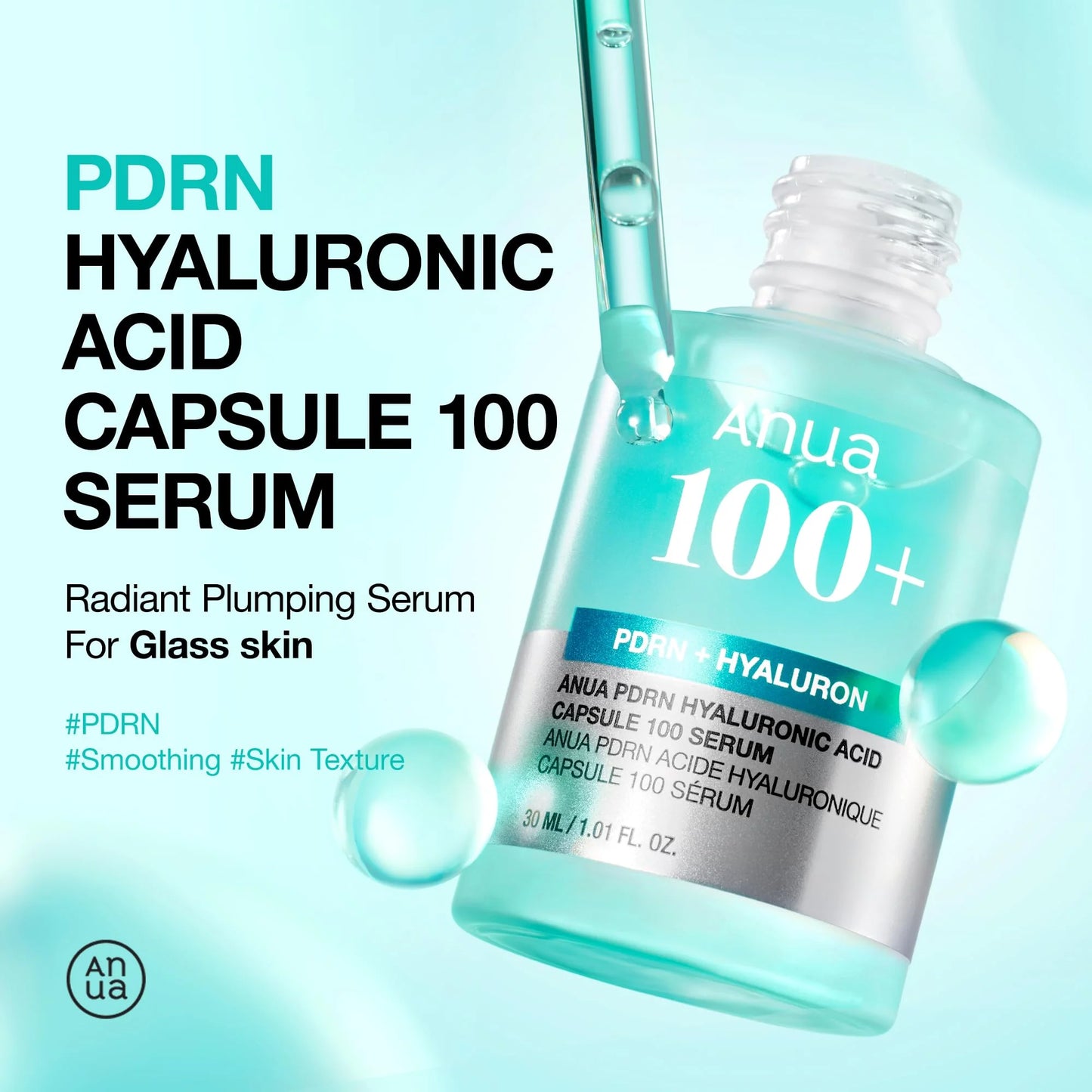 Anua Pdrn Hyaluronic Acid Capsule 100+ Serum 30 ml