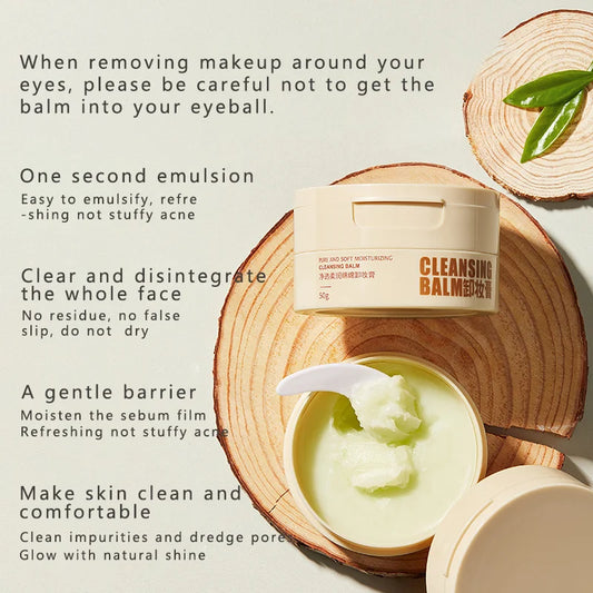 Cleansing-Balm Milder, nicht reizender Make-up-Entferner – Tiefenreinigung & Feuchtigkeit - Glanzhaut