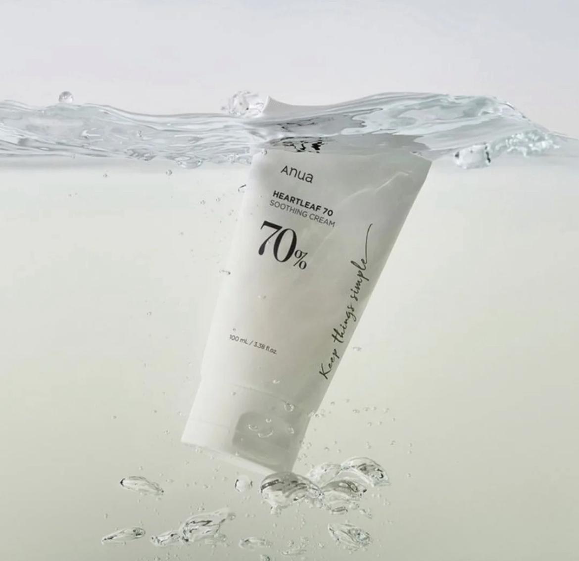 Anua Heartleaf 70% Soothing Cream – Beruhigende Gel-Creme für sensible Haut