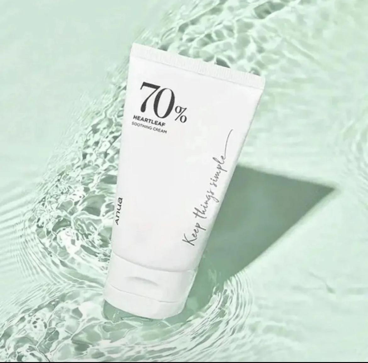 Anua Heartleaf 70% Soothing Cream – Beruhigende Gel-Creme für sensible Haut
