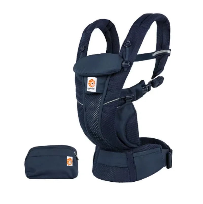 Ergonomische Babytrage mit multifunktionalem Hüftstütze – Für Neugeborene bis Kleinkinder, vielseitig tragbar (vorne und hinten), inklusive Zubehör - Glanzhaut