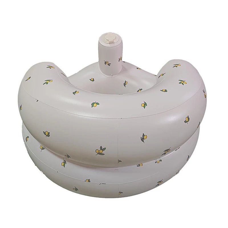 Inflatable Baby Seat for Babies 3-36 Months,Built in Air Pump Children Baby Sofa,Bumbo Seat for Learning to Sit,Feeding,Camping - Glanzhaut