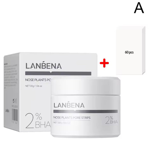 LANBENA Tiefenreinigende Peel-Off-Maske – Porentiefe Reinigung mit Aktivkohle - Glanzhaut