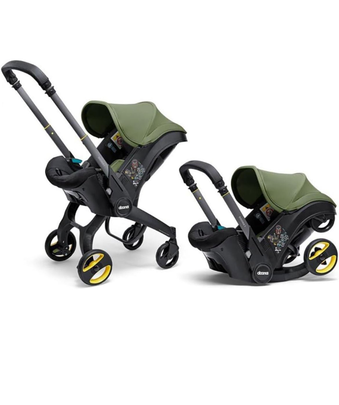 Lightweight stroller baby stroller Safety Cart Baby carriage baby strollers with four wheels 4 in 1 light carts baby pram Doona - Glanzhaut