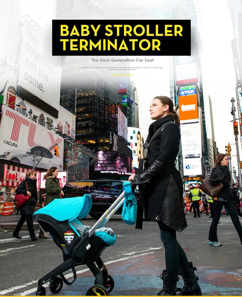 Lightweight stroller baby stroller Safety Cart Baby carriage baby strollers with four wheels 4 in 1 light carts baby pram Doona - Glanzhaut