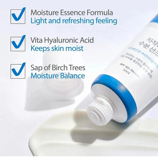 ROUND LAB Gesichtssonnencreme Spf 50+ PA++++ – Hoher UVA-/UVB-Schutz – 50ML - Glanzhaut