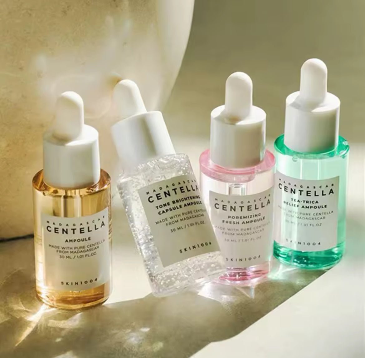 4-Set Skin1004 Centella Asiatica Essence 30 ml Skin Care Essence - Glanzhaut