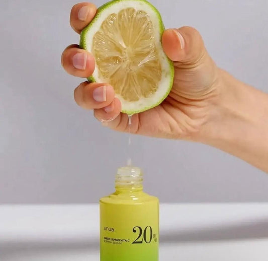 Anua Green Lemon Vita C Blemish Serum 20 ml- Hautpflegetipps Tipps bei Glanzhaut 