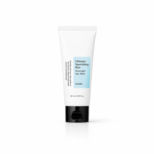 COSRX Ultimate Nourishing Rice Overnight Spa Mask spendet intensive Feuchtigkeit, pflegt die Haut über Nacht und sorgt für strahlende Haut.