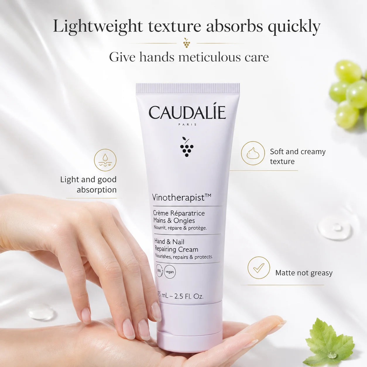 Caudalie Vinotherapist Hand & Nail Repairing Cream 75ml