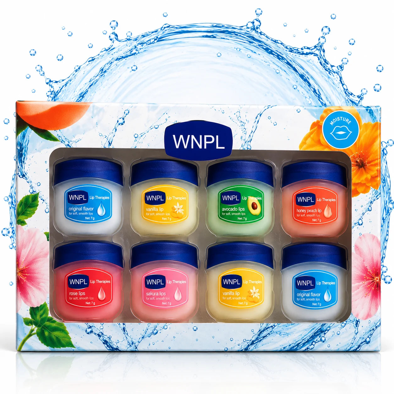 Natural Moisturizing Lip balm Box Set