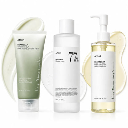 Anua Heartleaf Set 3-Step Routine