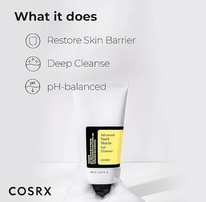 COSRX Advanced Snail Mucin Gel Cleanser