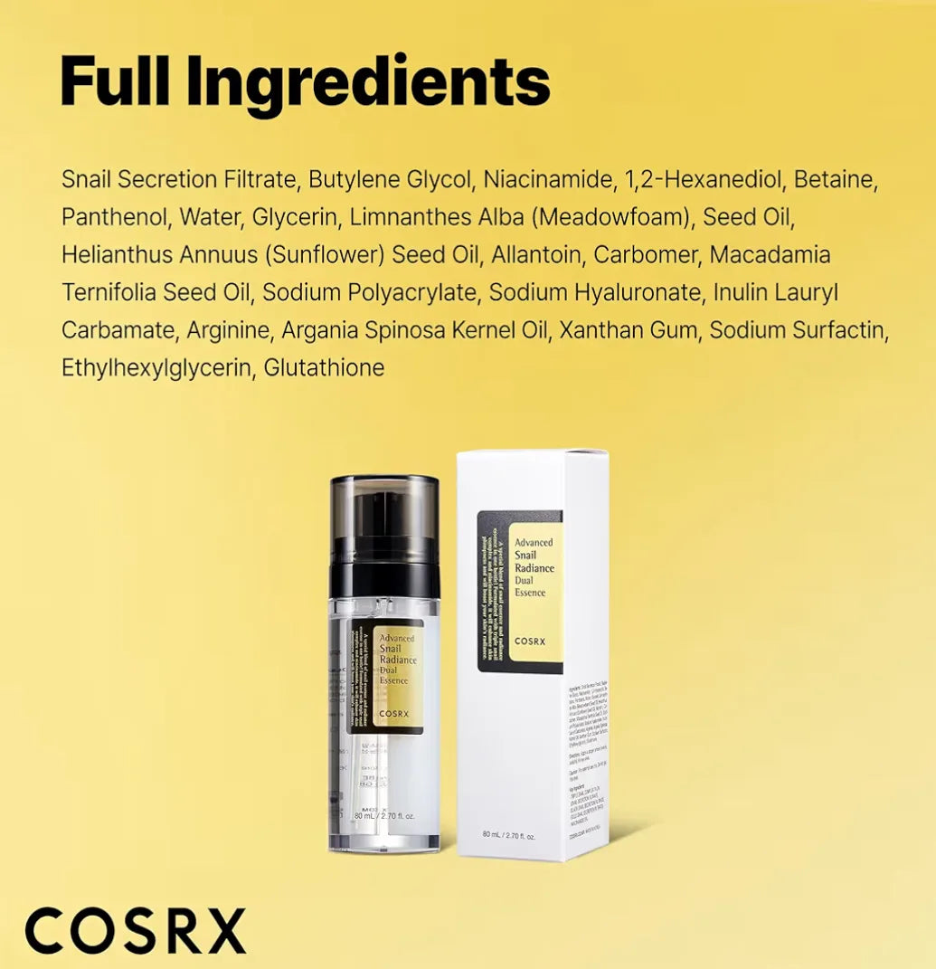COSRX Snail Radiance Dual Essence
