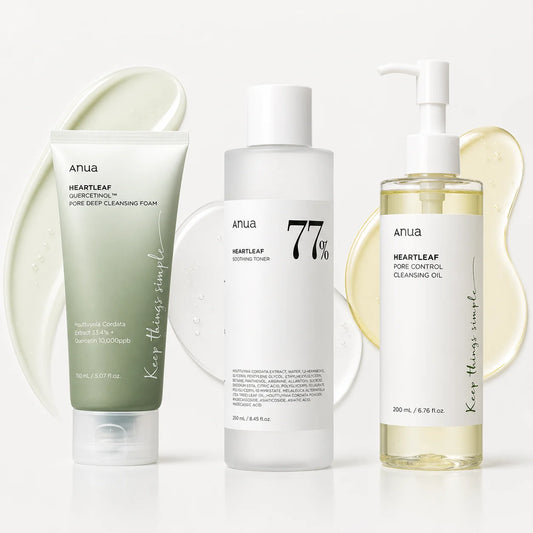 Anua Heartleaf Set 3-Step Routine