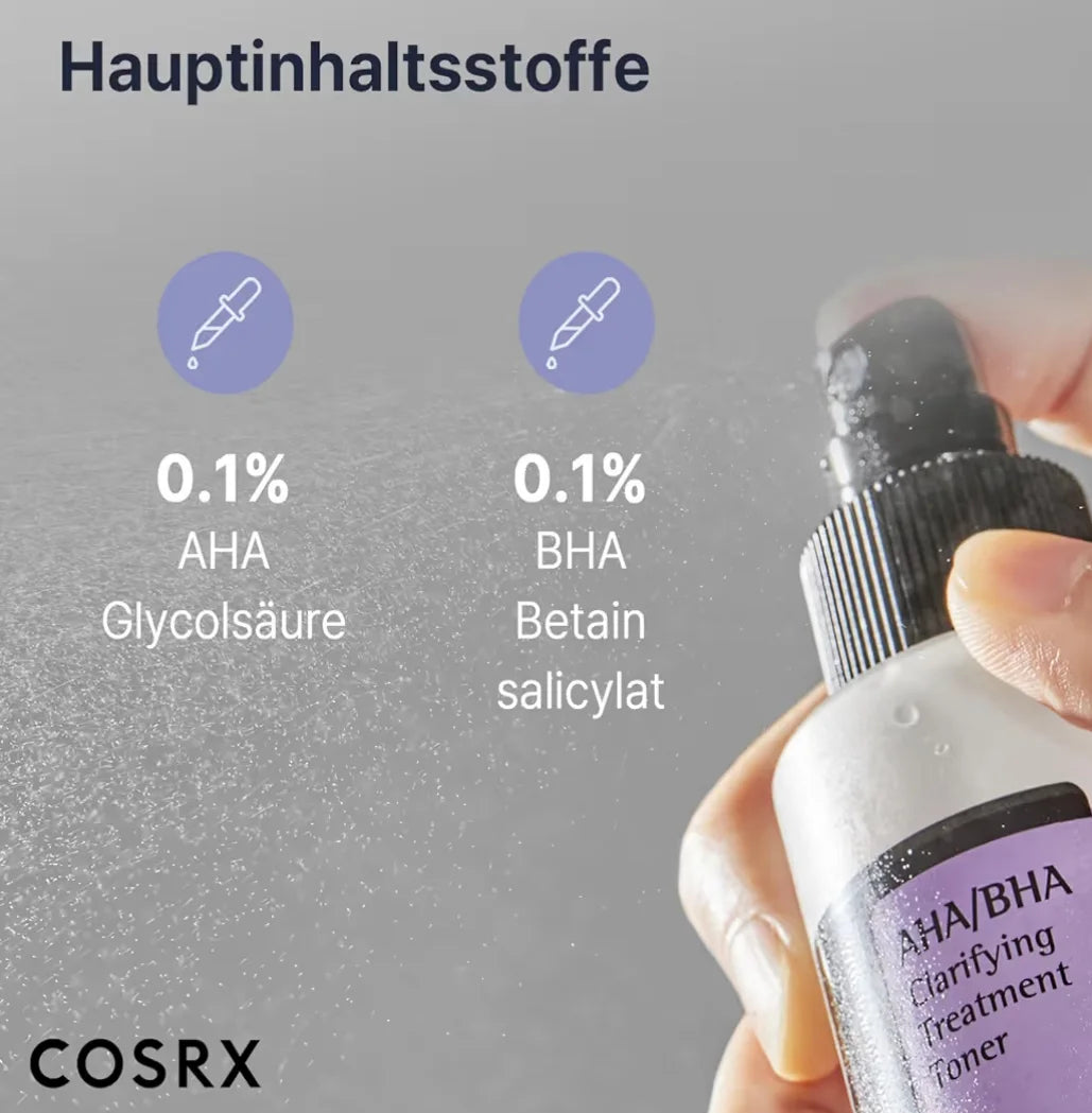 COSRX AHA/BHA Clarifying Treatment Toner