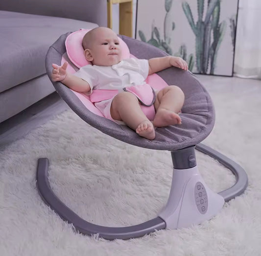 Elektrische Babywippe 3-in-1 – Schaukelstuhl, Wiege & Einschlafhilfe für Neugeborene - Glanzhaut