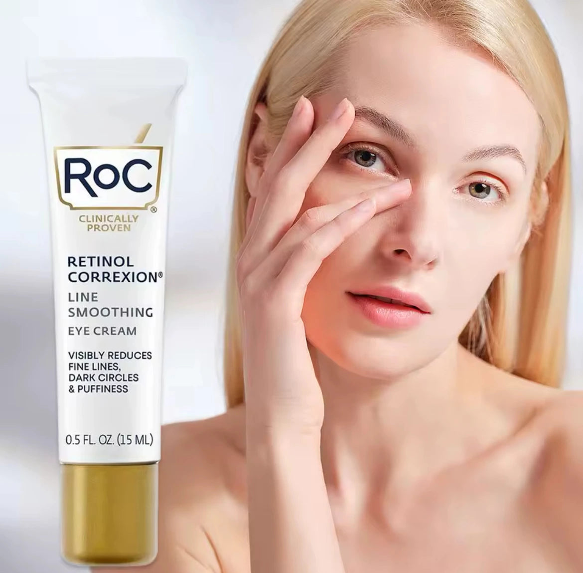 Retinol Augencreme RoC 15ml – Effektive Anti-Aging - Glanzhaut