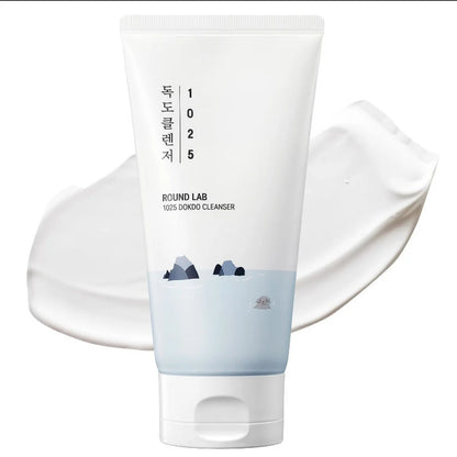 ROUND LAB 1025 Dokdo Cleanser-Aminosäure Gesichtsreiniger 150 ml – Sanfte Tiefenreinigung & Milde Pflege für Empfindliche Haut - Glanzhaut