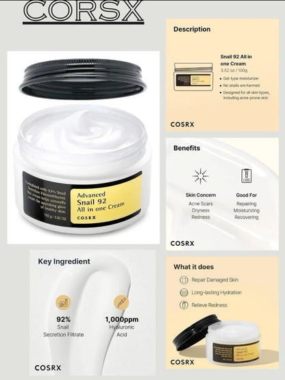 COSRX Advanced Snail 92 Mucin All in One Cream