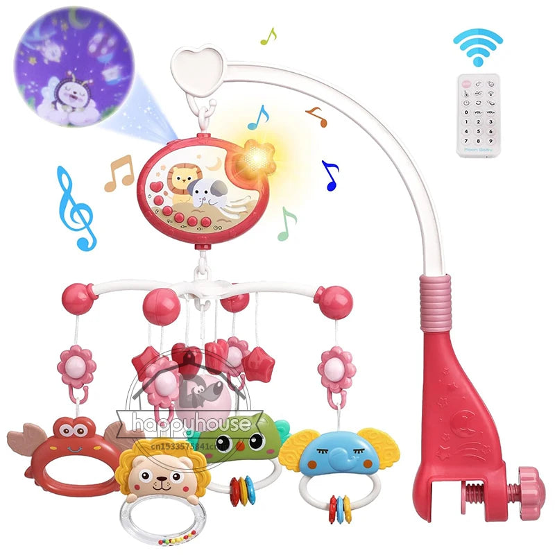 Musik Mobile mit Licht & Projektion – Baby Mobile 0–6 Monate