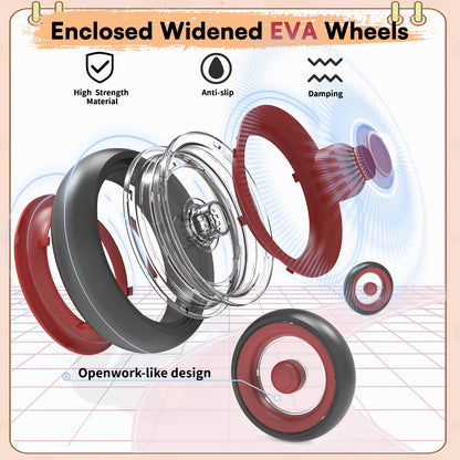 Baby Laufrad ohne Pedale 4 Räder für 1–2 Jahre mit Korb