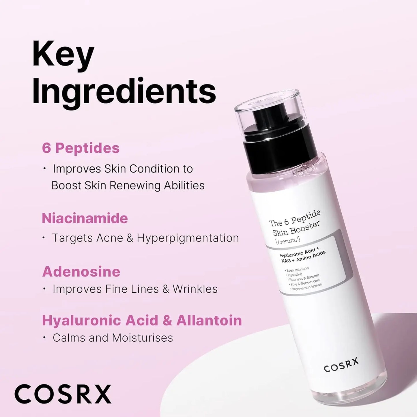 COSRX Peptid Kollagen Boosting Toner – Hautaufhellend & PorenKontrolle