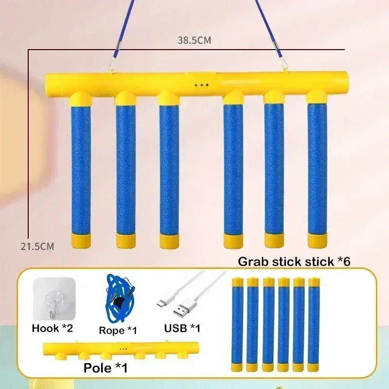 Falling Sticks Spiel – Reaktions- und Fangspiel für Kinder – Interaktives Lernspielzeug für Eltern & Kinder - Glanzhaut