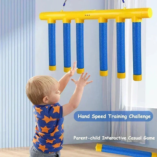 Falling Sticks Spiel – Reaktions- und Fangspiel für Kinder – Interaktives Lernspielzeug für Eltern & Kinder - Glanzhaut