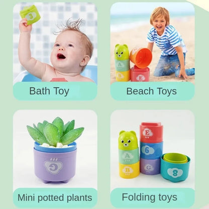 Kid Brain Becherstapel-Spiel – Reaktions- & Lernspielzeug für Kinder