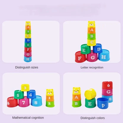 Kid Brain Becherstapel-Spiel – Reaktions- & Lernspielzeug für Kinder