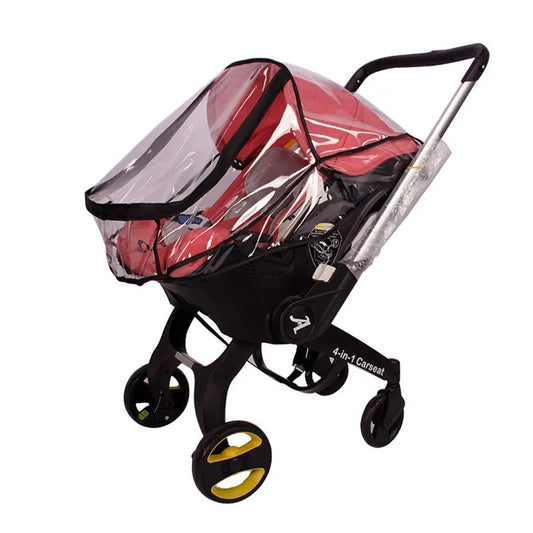 4-in-1 Regenschutz & Windschutz für Babywagen - Glanzhaut