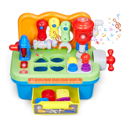 Musikalische Kinder Werkbank mit Licht & Sound