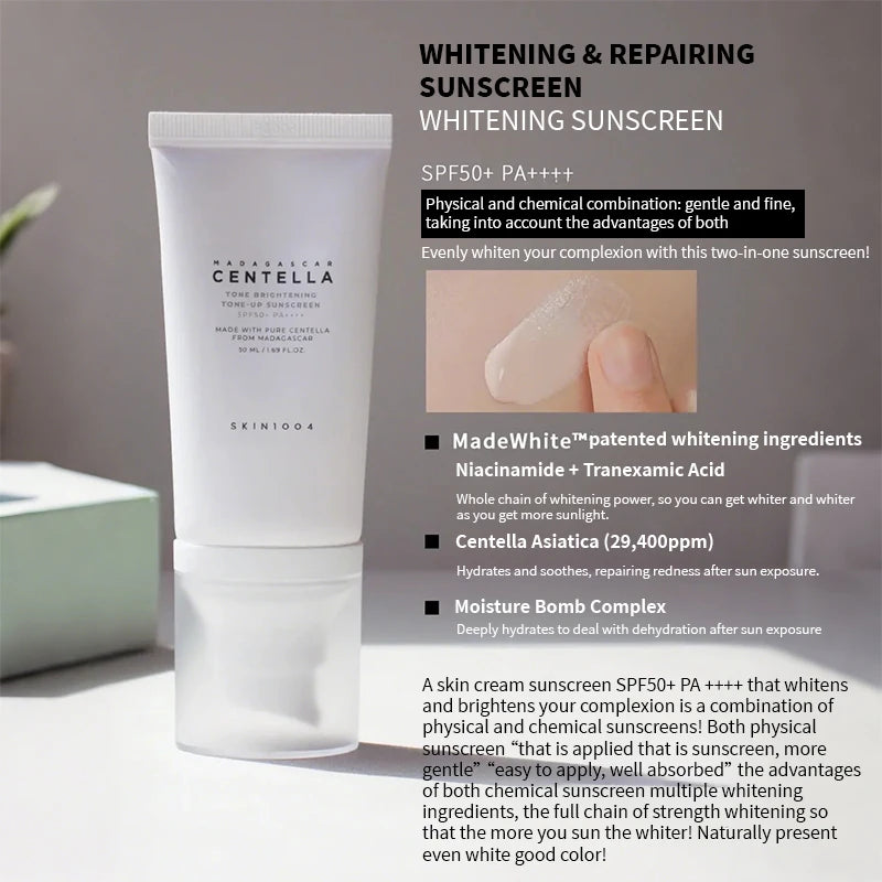 Centella Tone Brightning Toner Suncream 