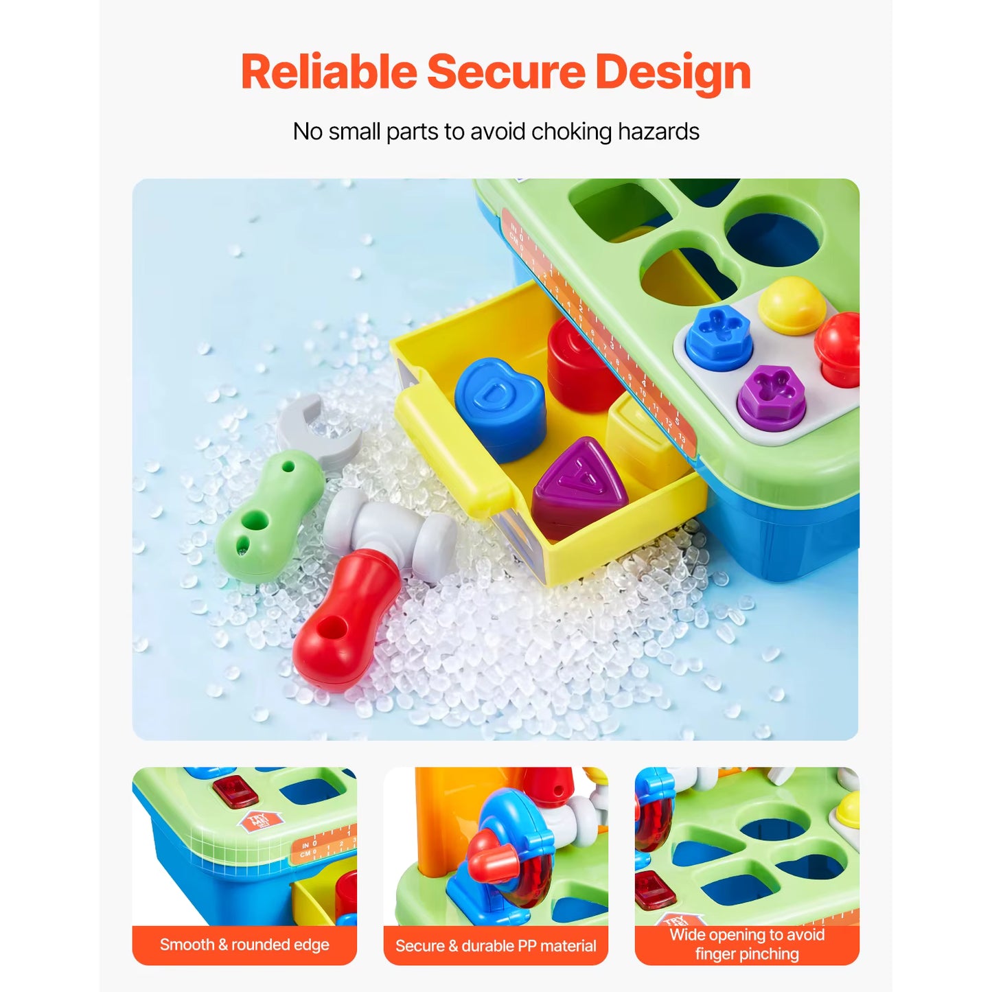 Musikalische Kinder Werkbank mit Licht & Sound