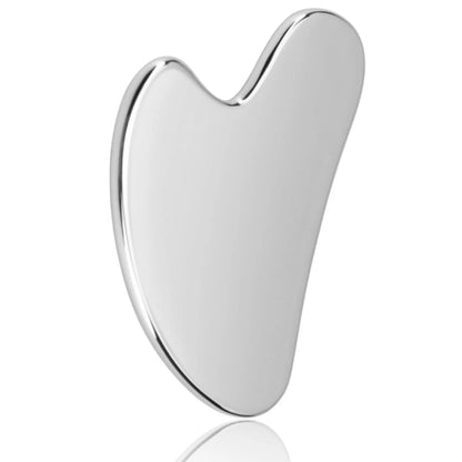 Gesichts-Eisroller-Set – Edelstahl-Face Roller & Gua Sha – Kühlende Massage für Gesichtspflege - Glanzhaut