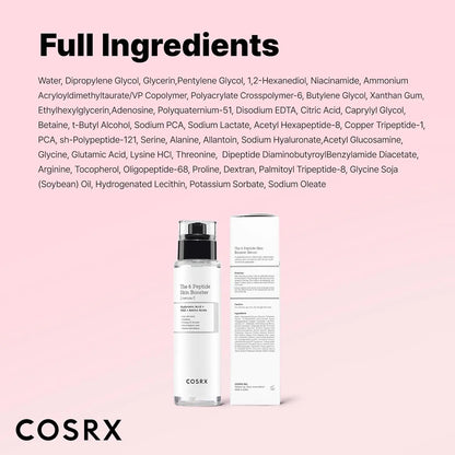 COSRX Peptid Kollagen Boosting Toner – Hautaufhellend & PorenKontrolle