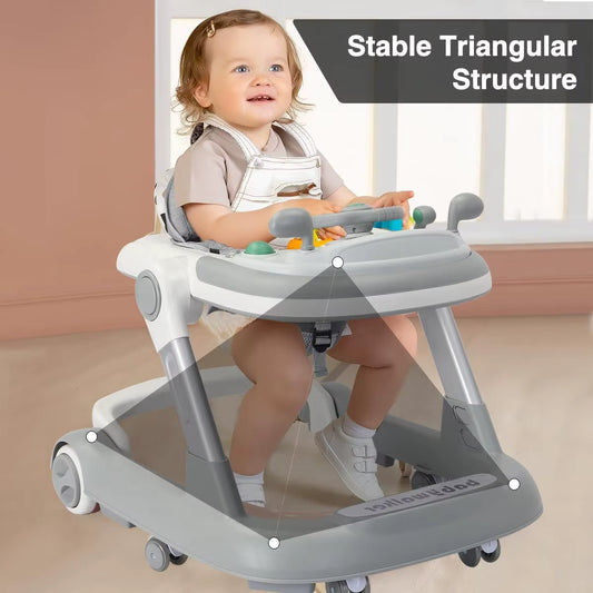 2-in-1 Baby Lauflernhilfe mit Musik
